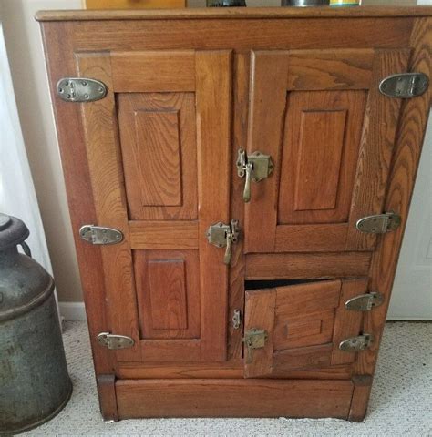 antique metal ice box for sale craigslist|antique wooden ice box value.